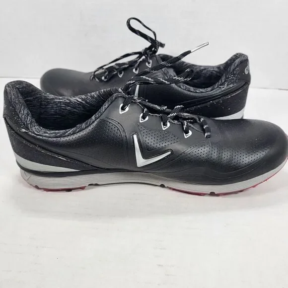 Callaway Halo Women's 10.5 B Black Golf Shoes All‎ Spikes Included - Picture 9 of 14